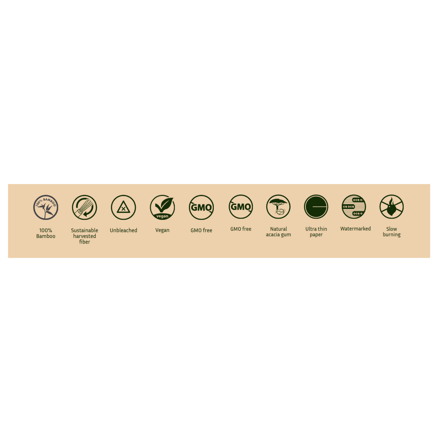 OCB Bamboo 1 14 Rolling Papers