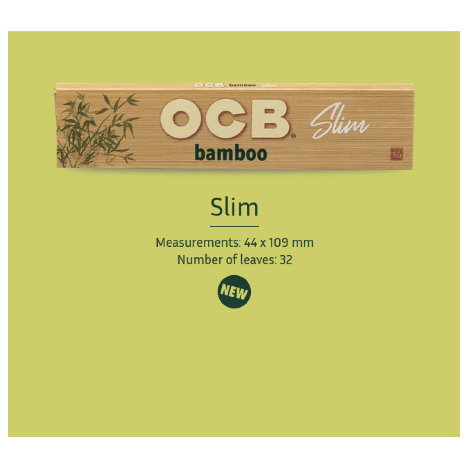 OCB Bamboo Slim Rolling Papers