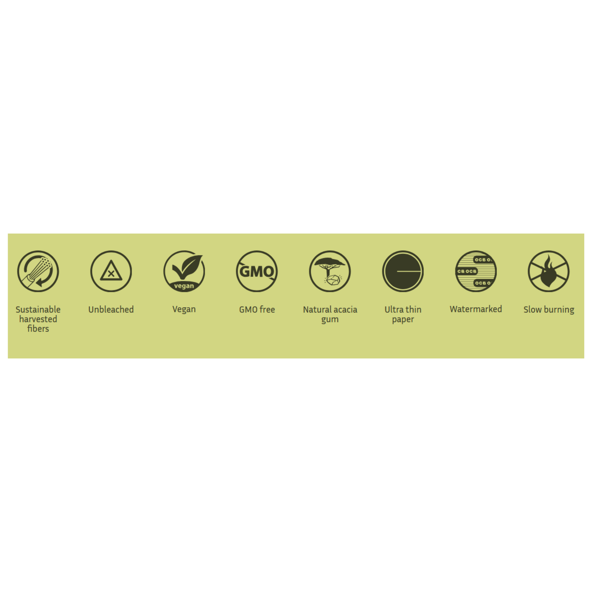 OCB Organic Hemp Slim Rolling Papers