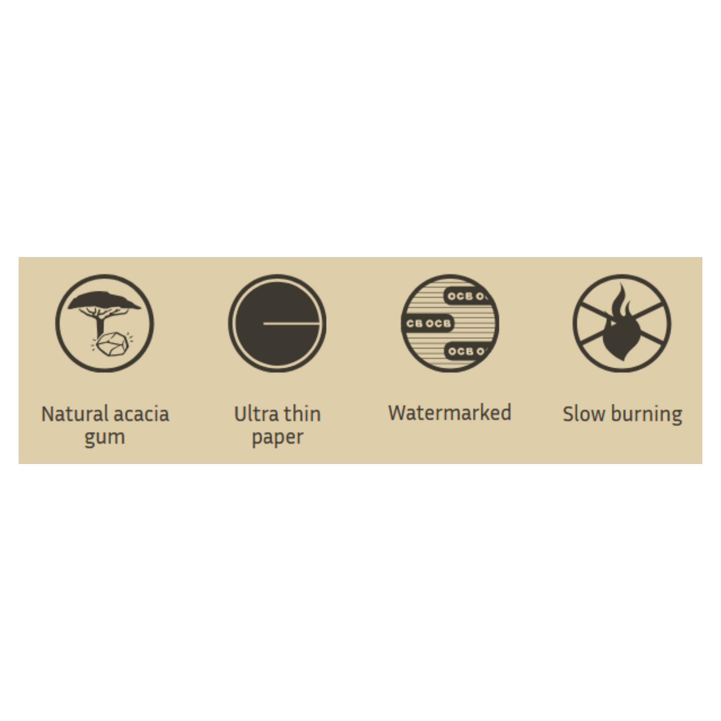 OCB Unbleached 1 14 Rolling Papers