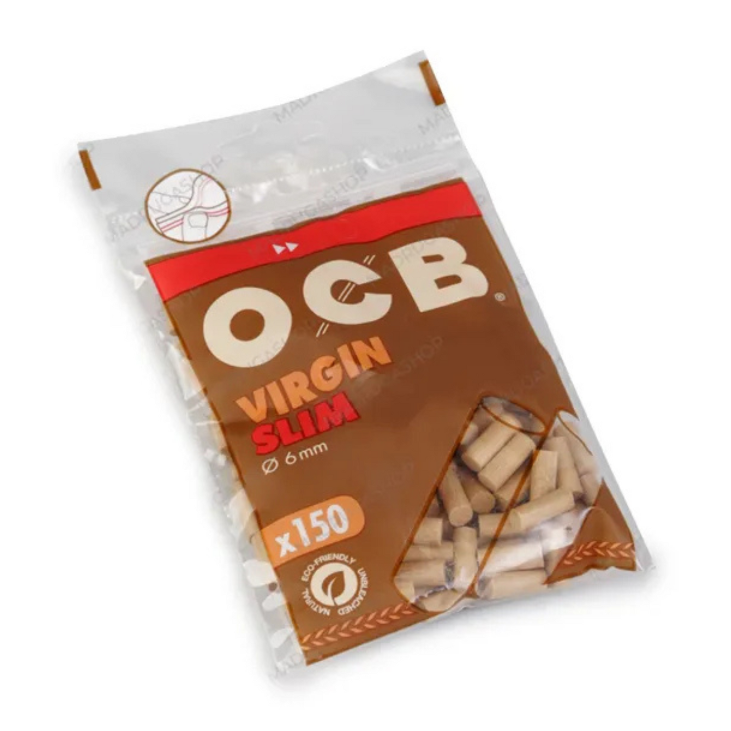 OCB Unbleached Virgin Slim Filters