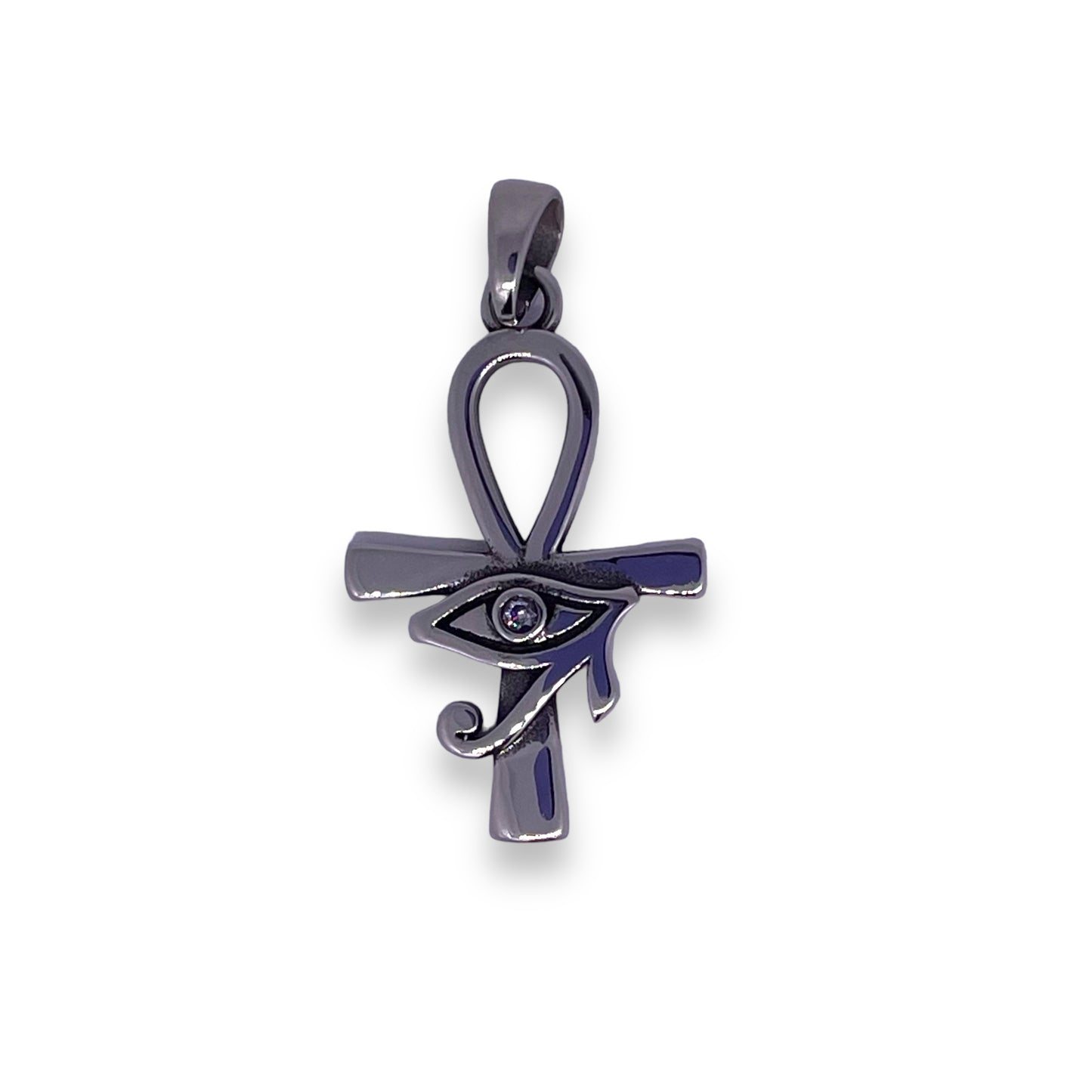 Ra Ankh Pendant in Surgical Stainless Steel
