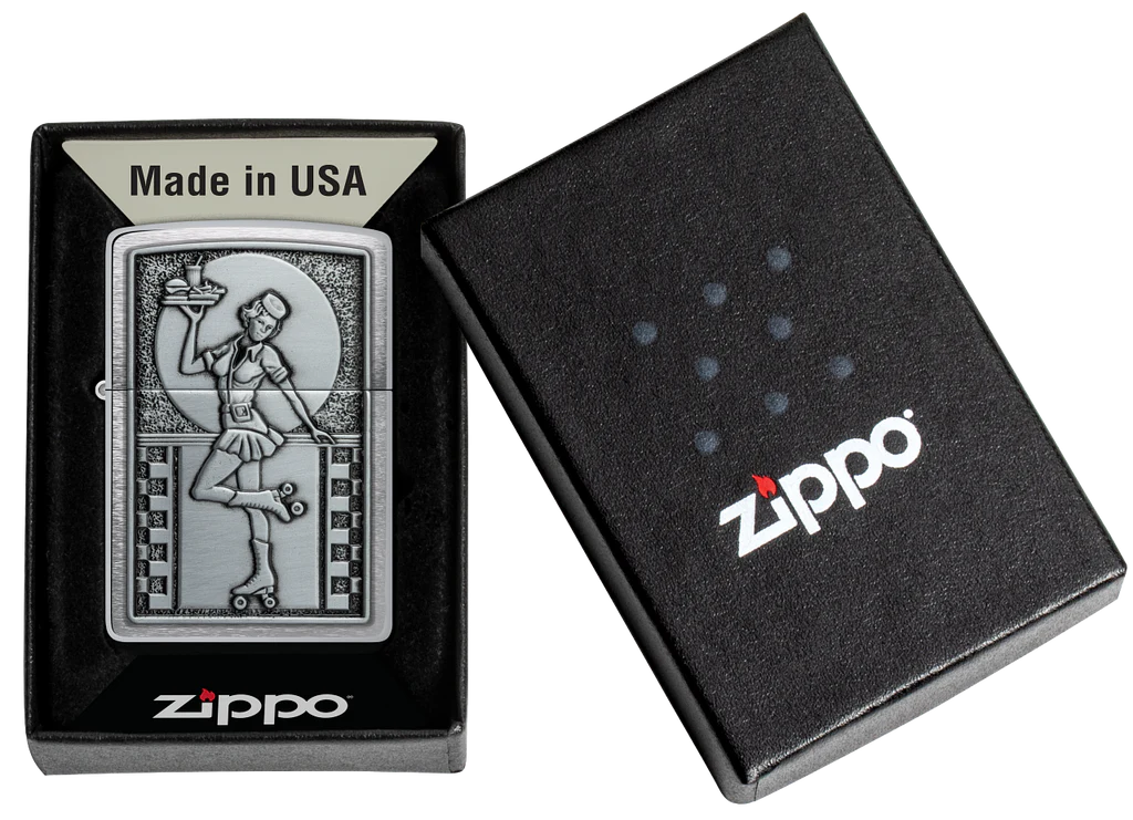 Roller Waitress Zippo