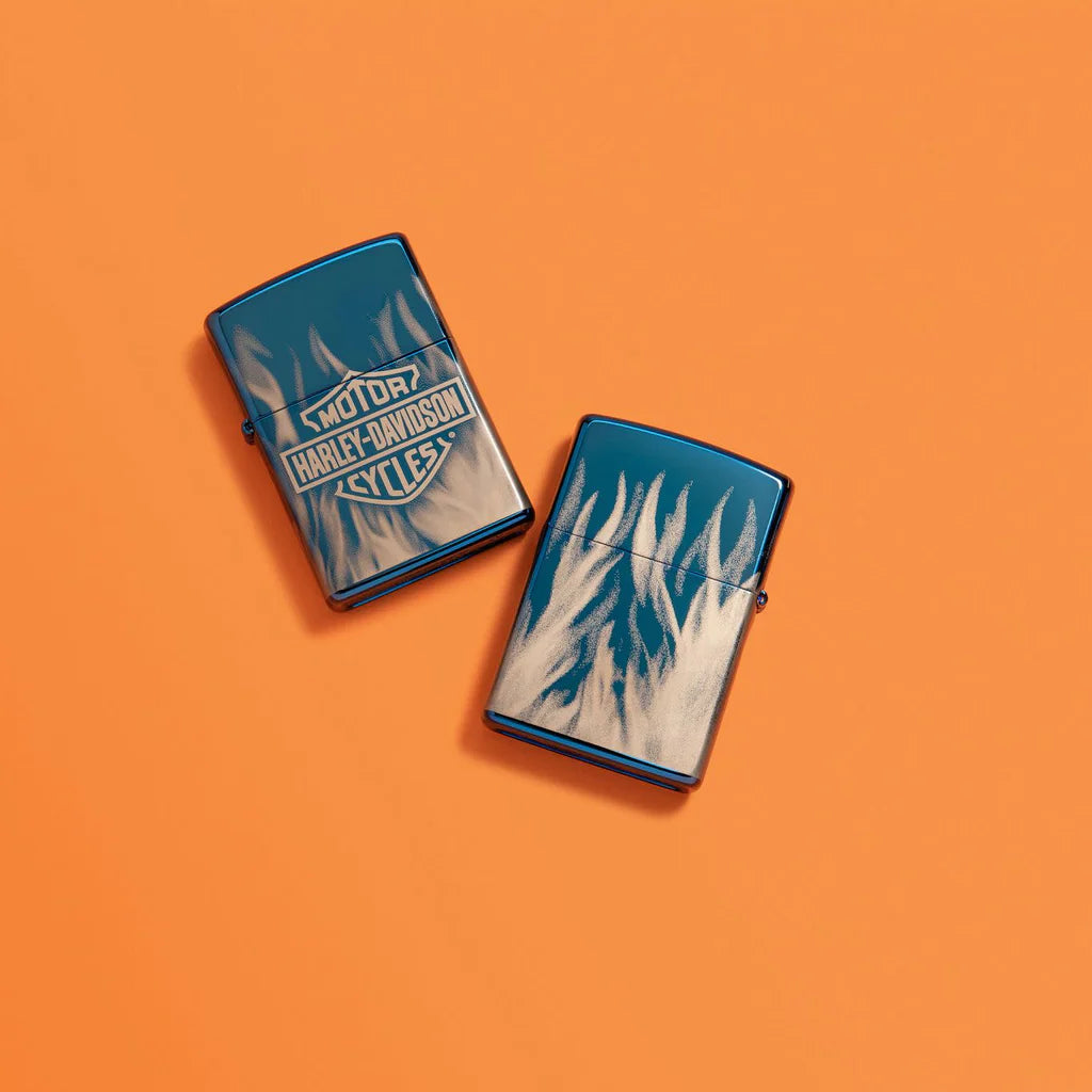 Sapphire Harley-Davidson Zippo
