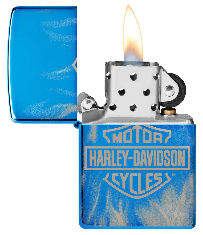 Sapphire Harley-Davidson Zippo