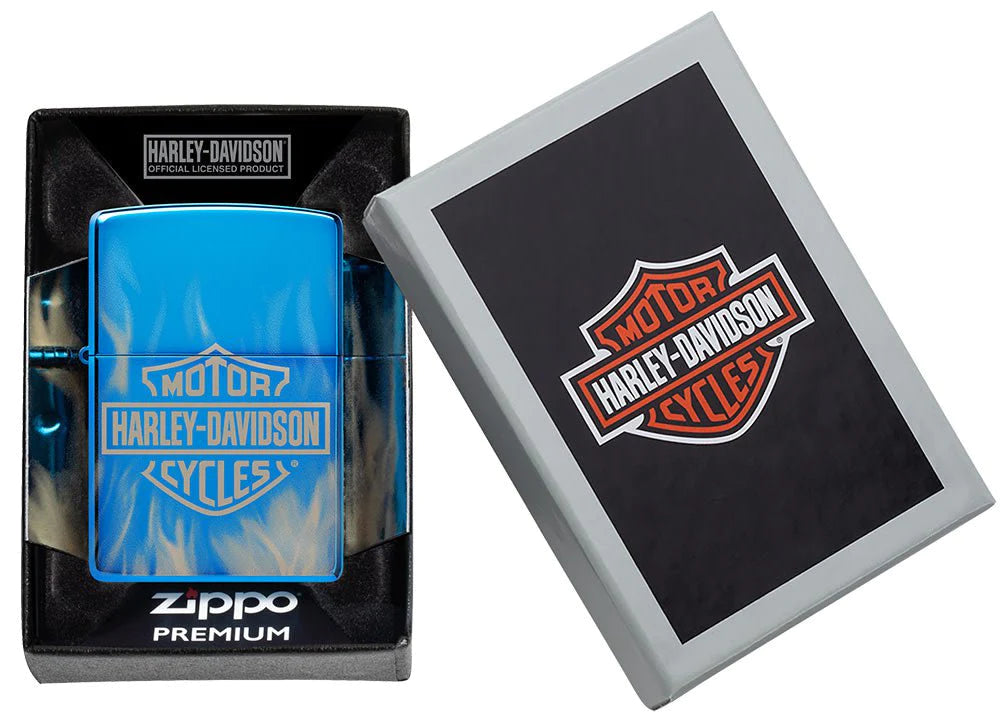 Sapphire Harley-Davidson Zippo