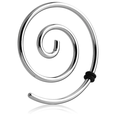 Set of two Ear Spirals in Stainless Steel