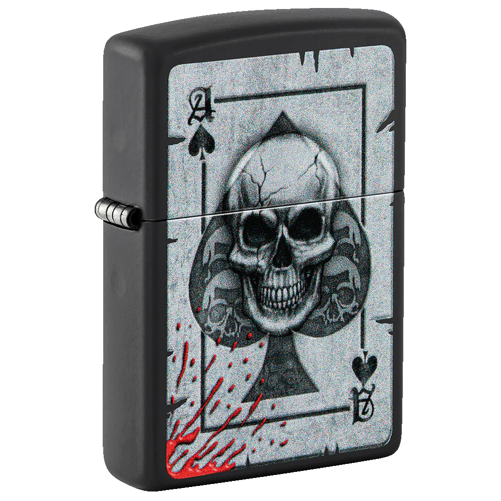 Skull Ace Spade Zippo