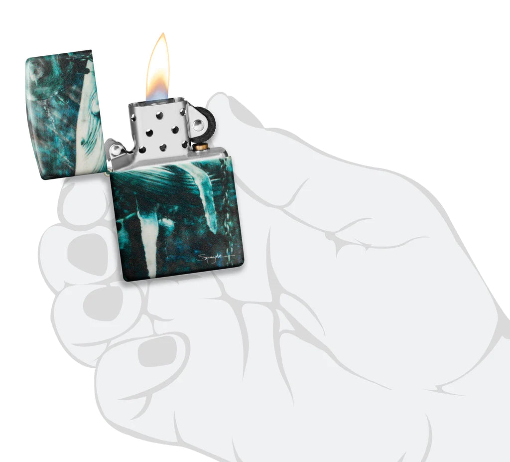 Spazuk Whale Zippo