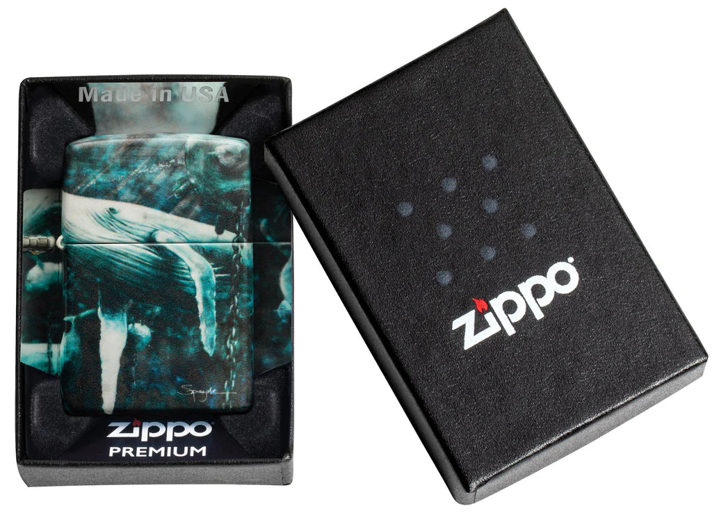 Spazuk Whale Zippo