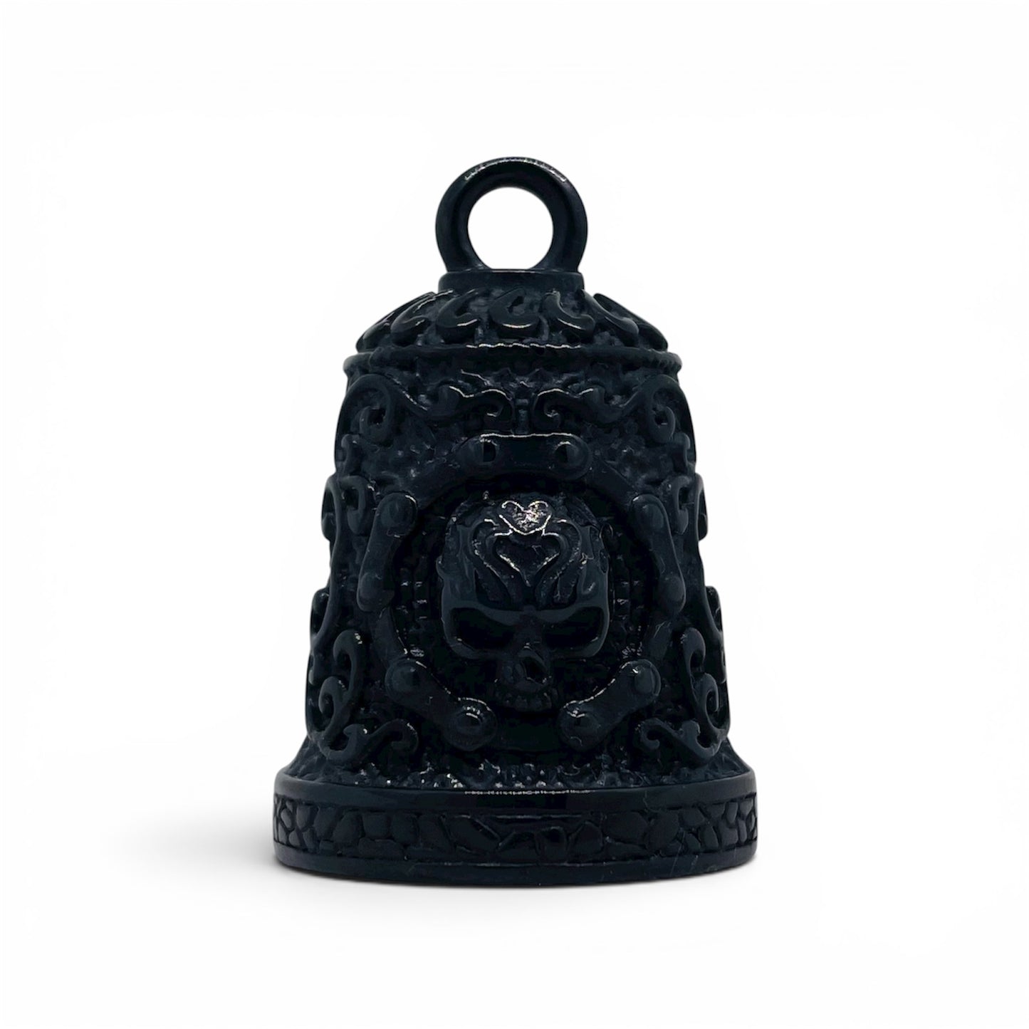 Biker Bell Shadow Skull Gremlin Guardian Bell in Stainless Steel
