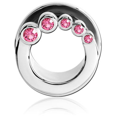 Rose Optima Threaded Tunnels in Surgical Stainless Steel