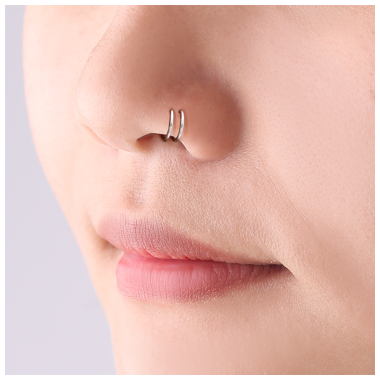 Nose Ring in Titanium