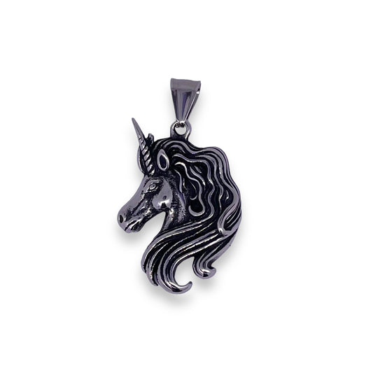 Unicorn Pendant in Surgical Stainless Steel