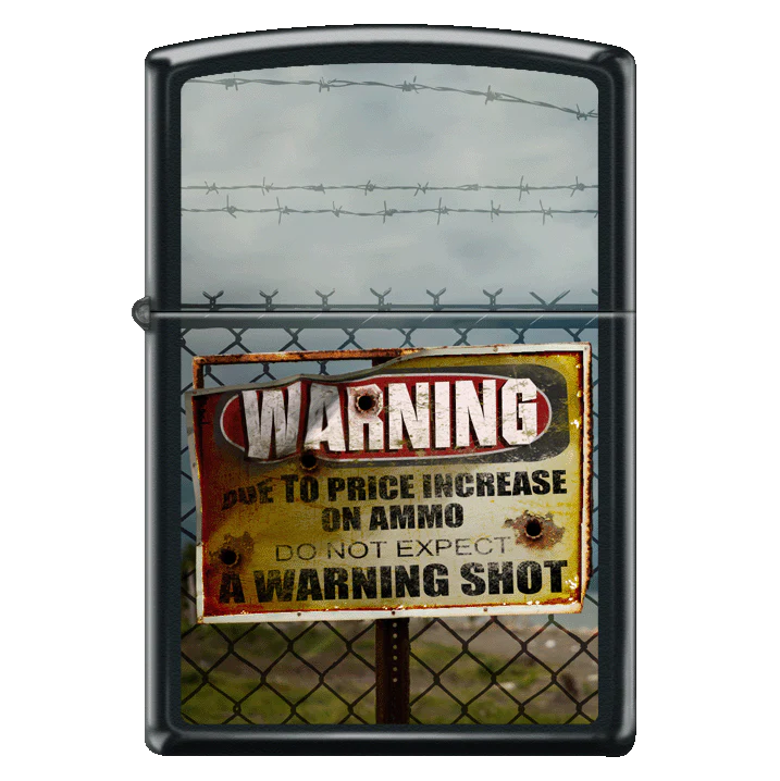Warning Shot Zippo