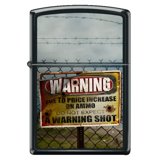 Warning Shot Zippo