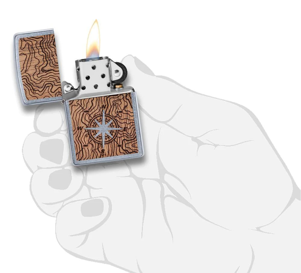 Woodchuck Compass Zippo