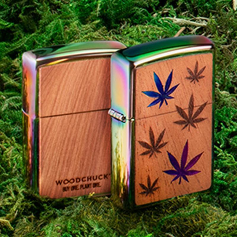 Woodchuck Leaves Zippo