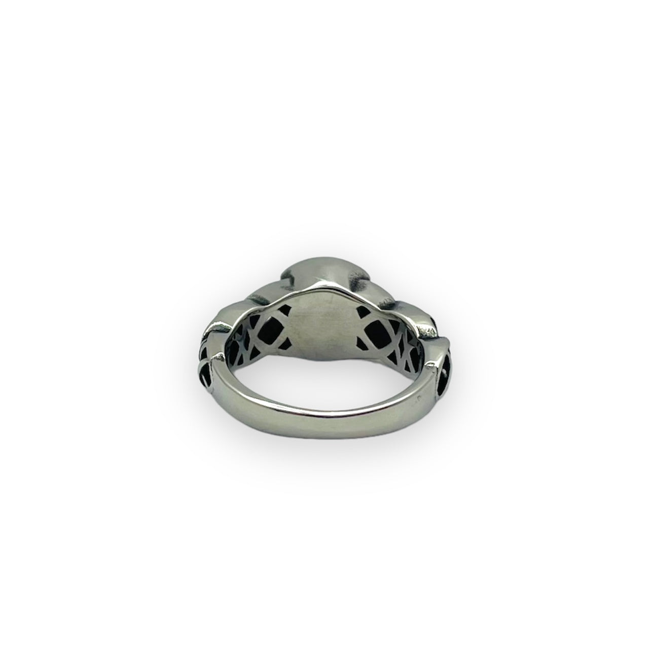 Celtic Love Knot Crystal Solitaire Ring