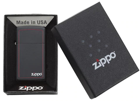 Black Zippo with Border