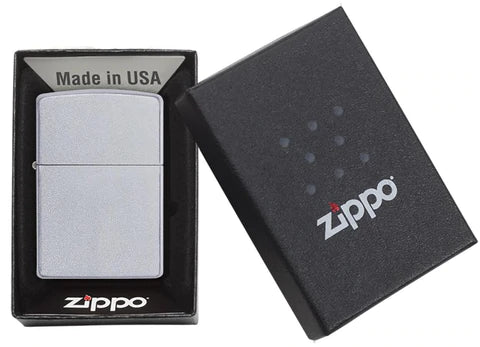 Satin Chrome Zippo