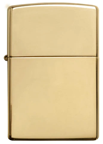 Regular High Polish Brass without "Solid Brass" Zippo