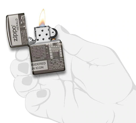 Newspaper Zippo