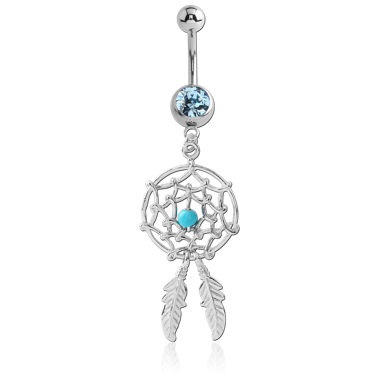 classy belly button piercing