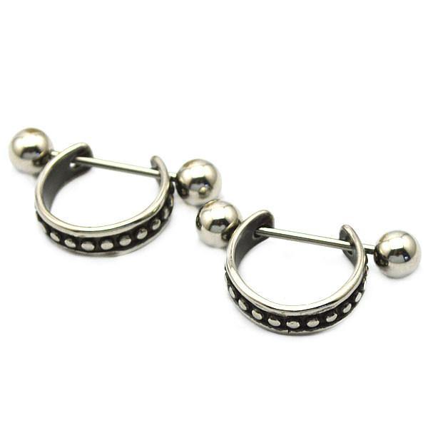 hooped earrings