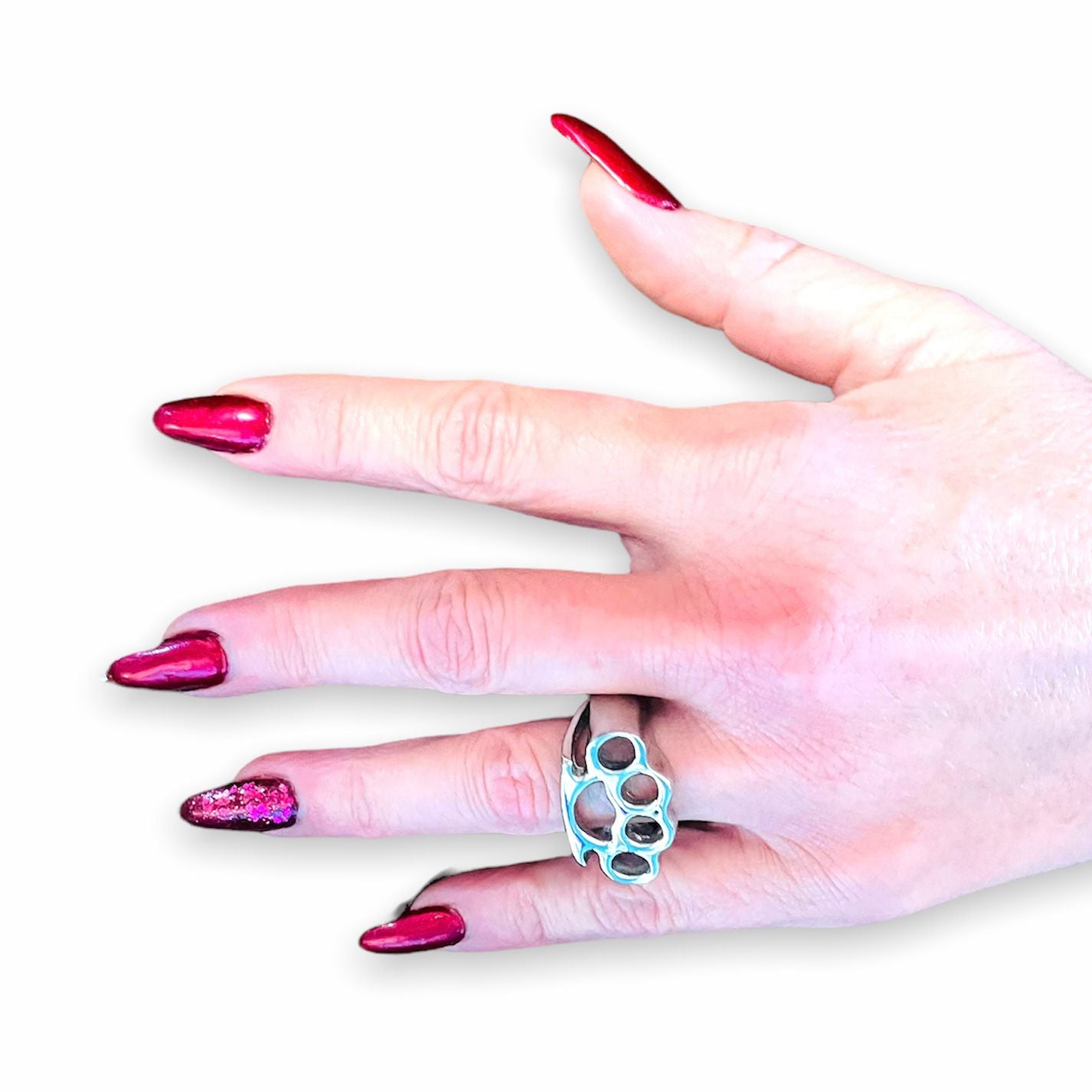 Ladies Ring in Stainless Steel