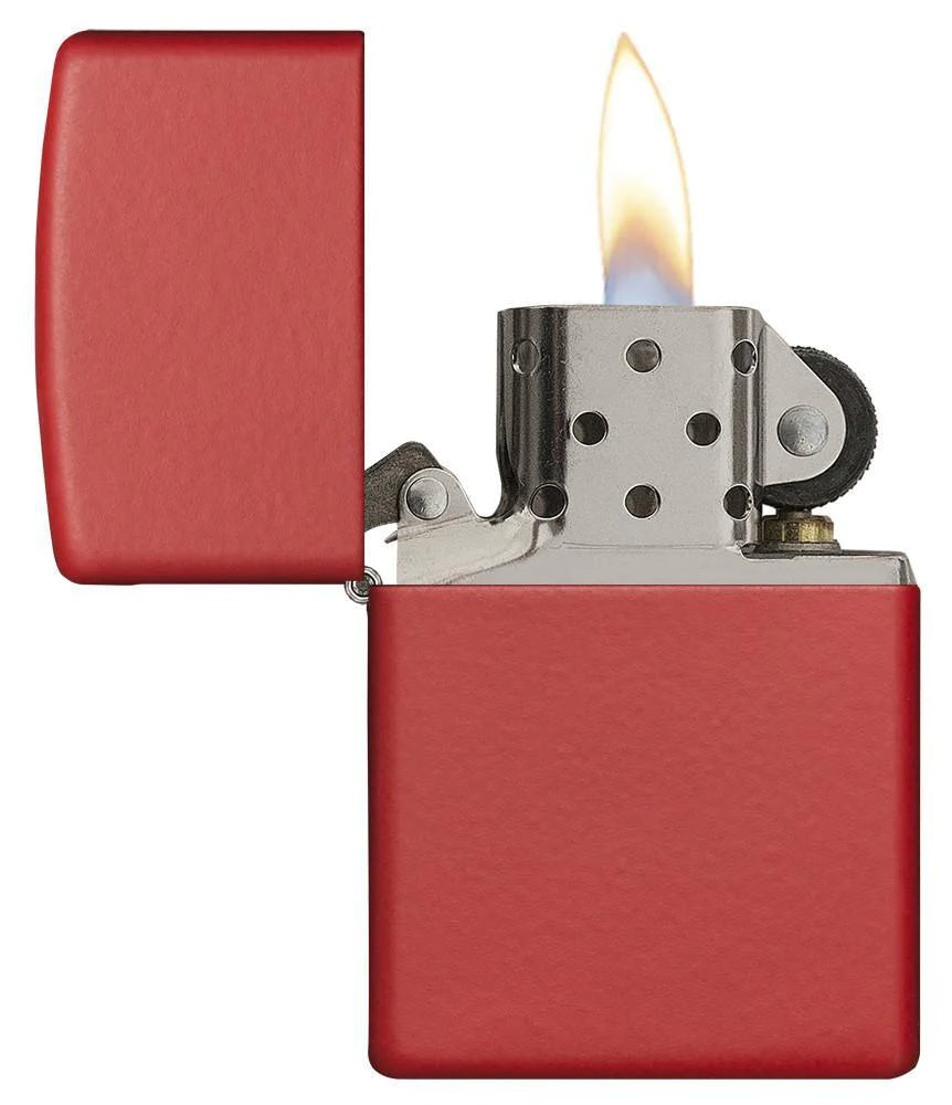 Regular Red Matte Zippo