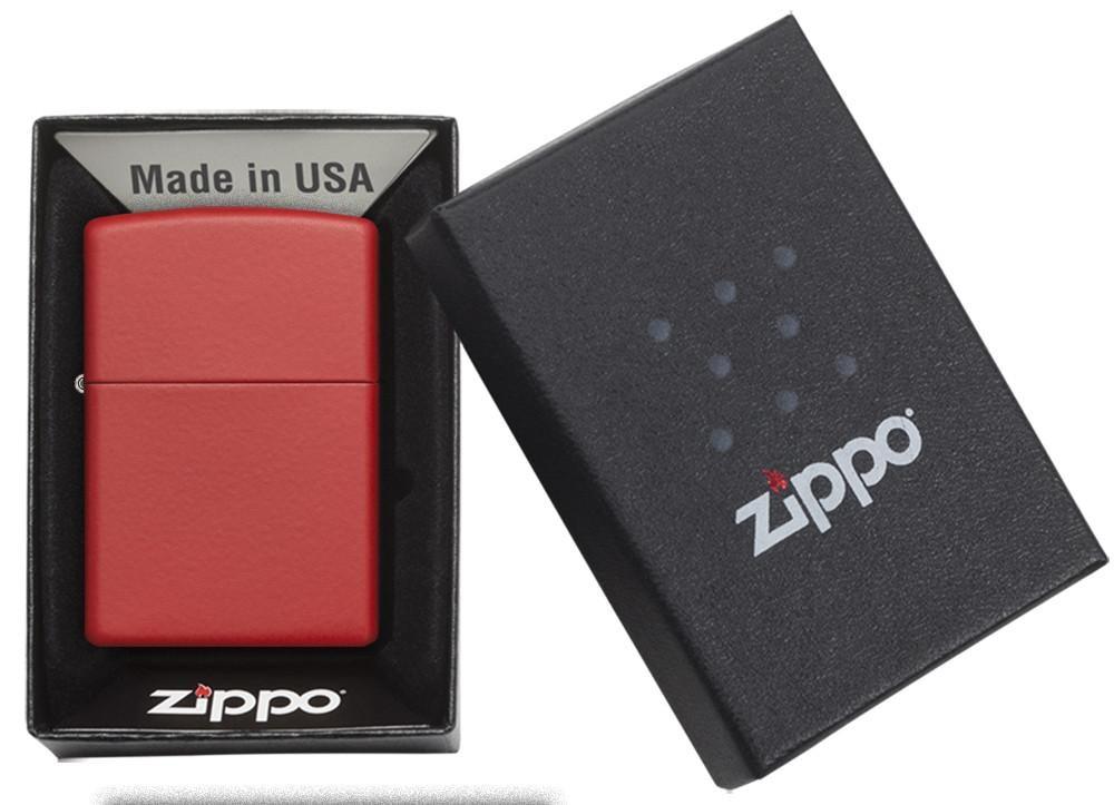 Regular Red Matte Zippo