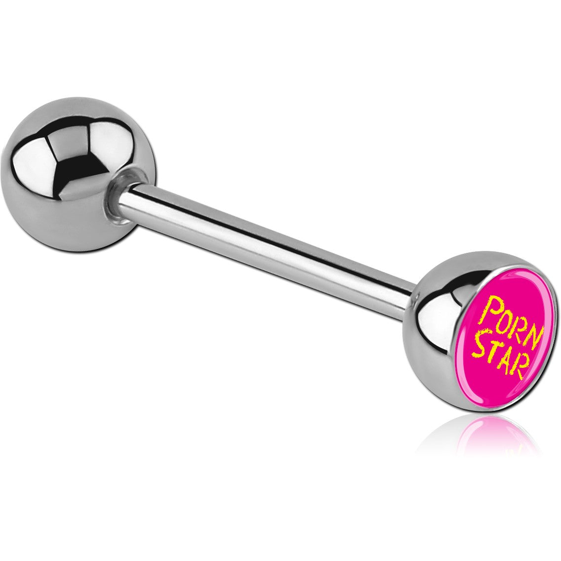 Porn Star Straight Barbell in Surgical Stainless Steel [01436] – Big Dog  Steel