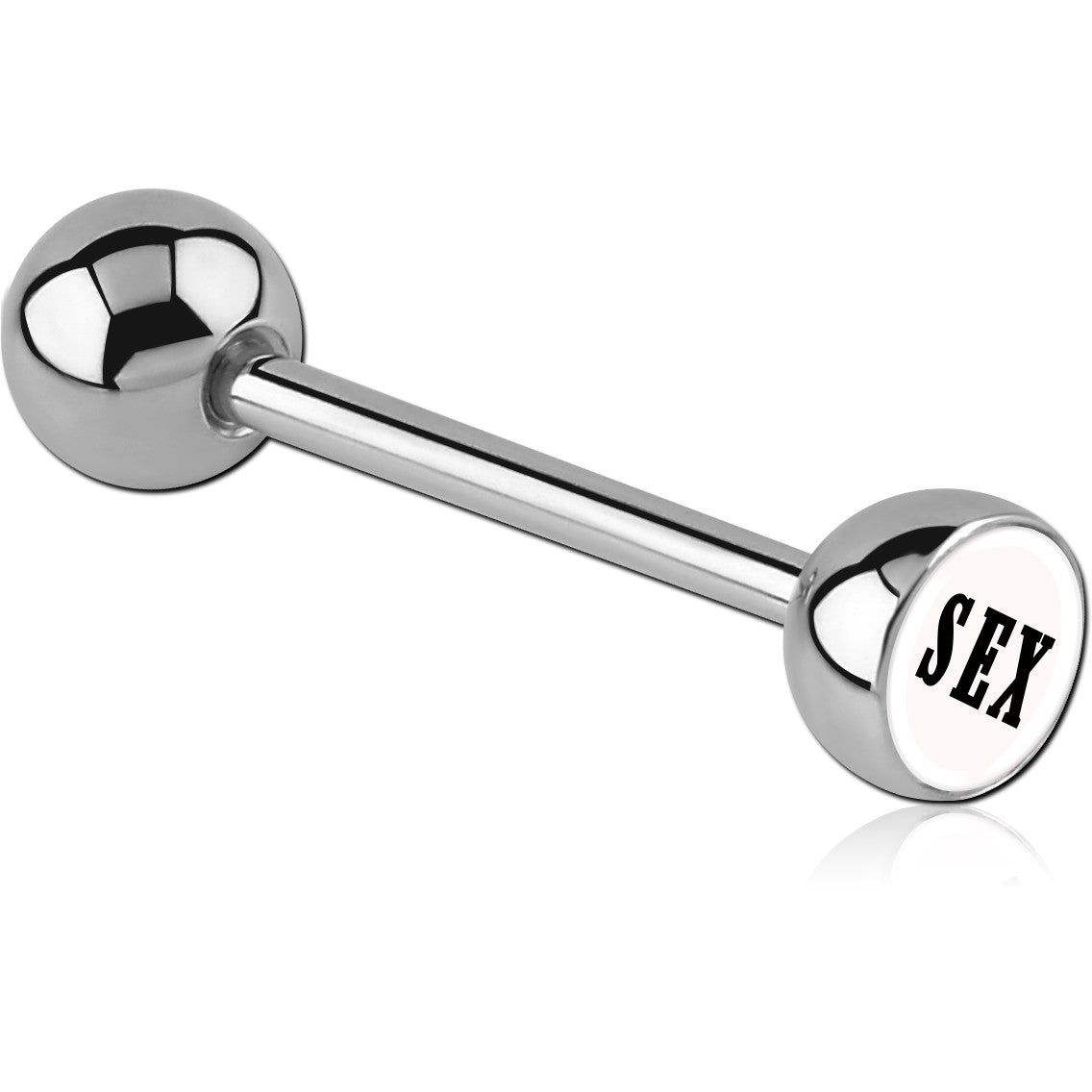 Sex Straight Barbell in Surgical Stainless Steel [01439] – Big Dog Steel