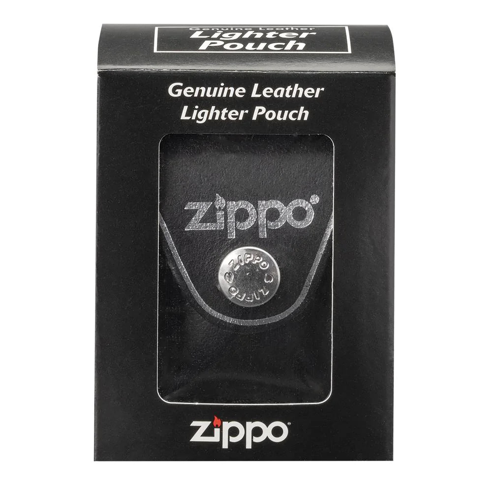 Black Zippo Lighter Pouch with Clip