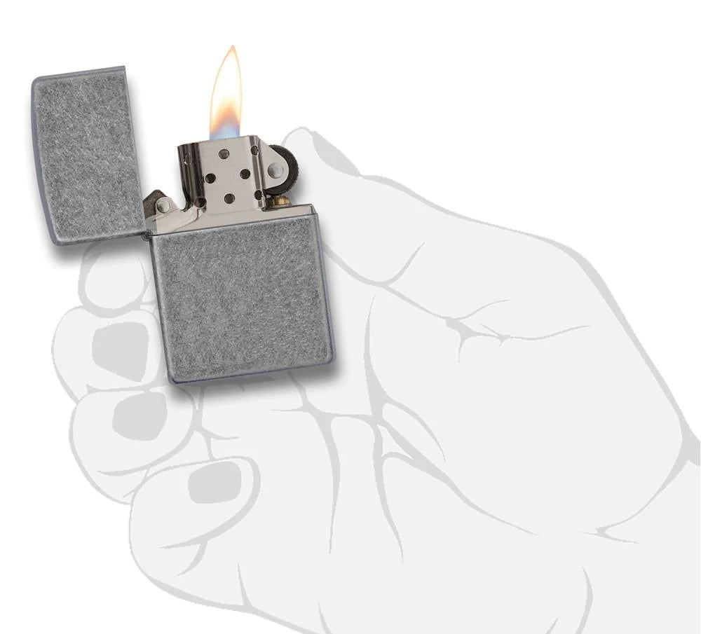 Antique Silver Plated Zippo