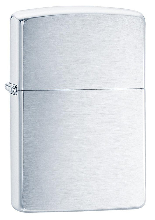 Brushed Chrome Armor Heavy Wall Zippo