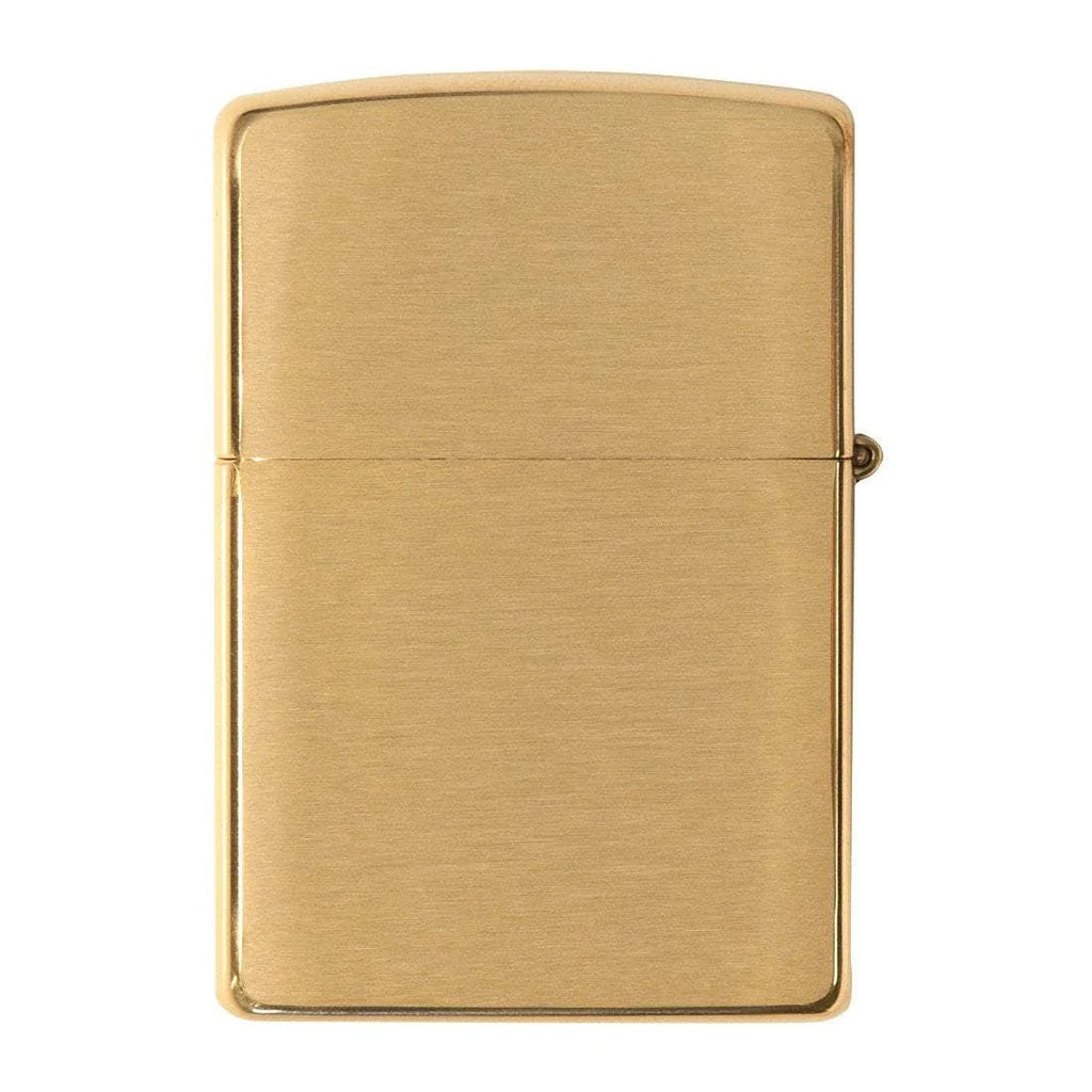 Brushed Brass Heavy Amor Zippo