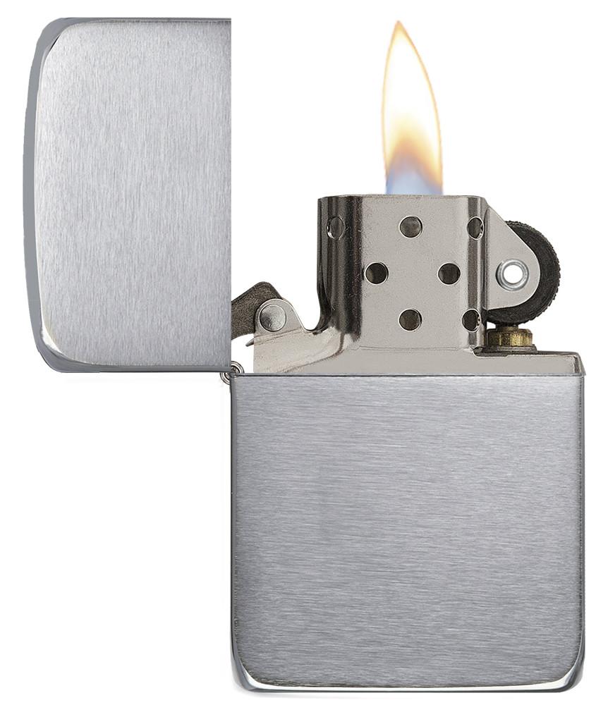 1941 Replica Brushed Chrome Zippo