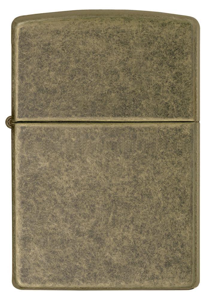 Regular Flat Bottom Antique Brass Zippo