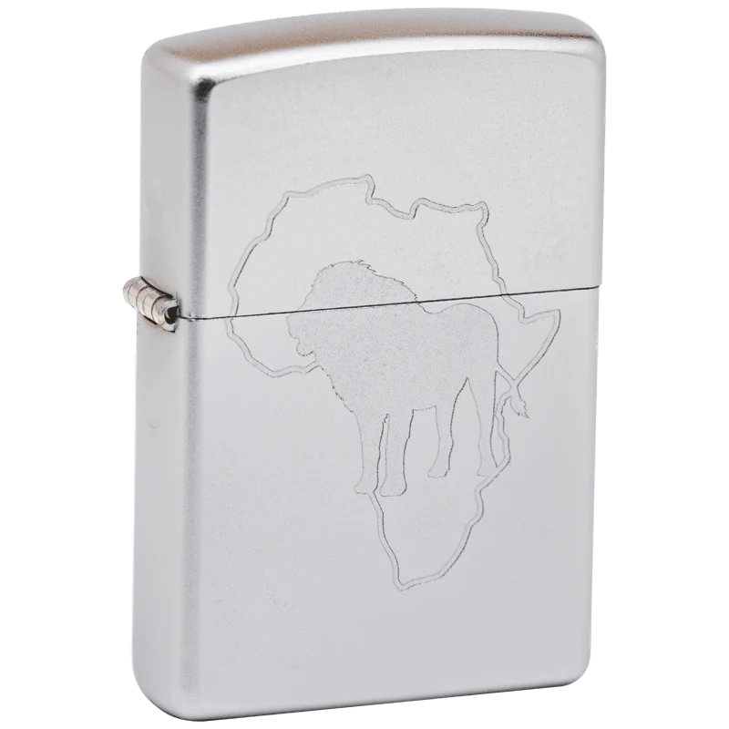 Africa & Lion Zippo