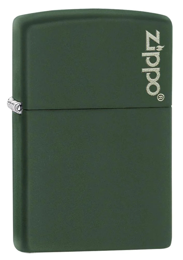 Classic Matte Green Logo Zippo