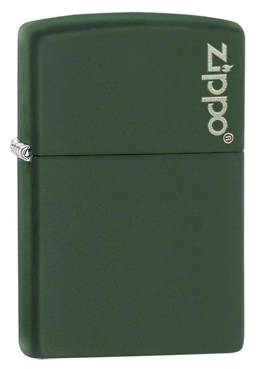 Classic Matte Green Logo Zippo