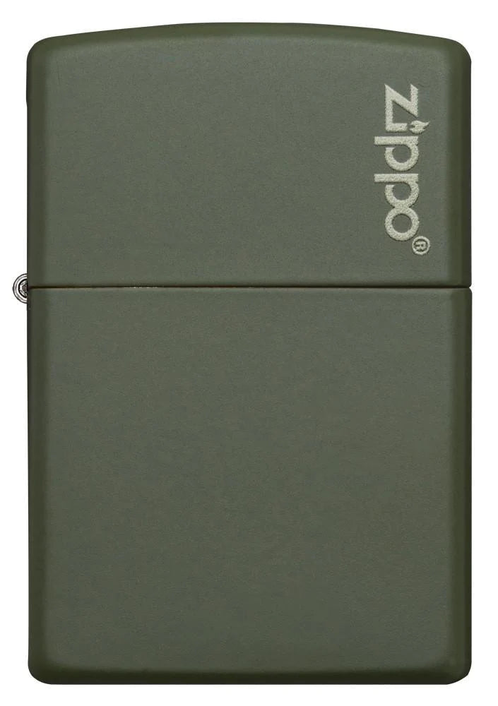 Classic Matte Green Logo Zippo