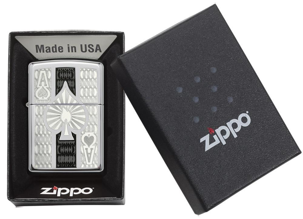 Intricate Spade Zippo