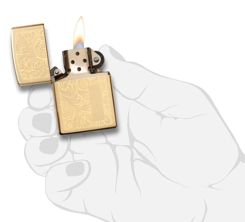 Regular Brass Venetian Zippo