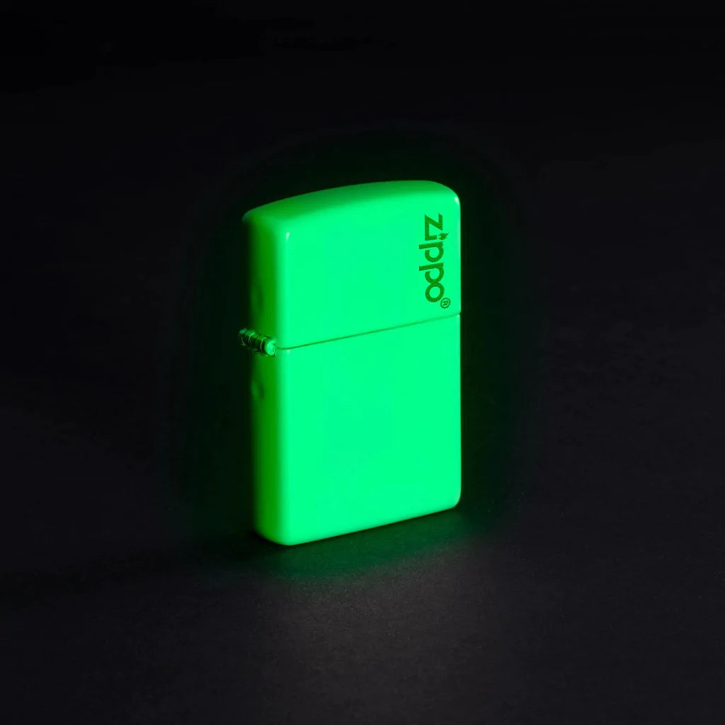 Classic Glow In The Dark Logo Zippo