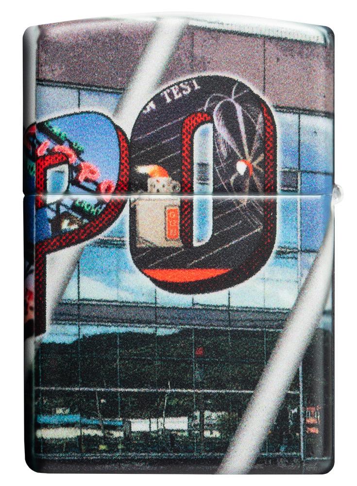 Regular White Matte Greetings from Zippo