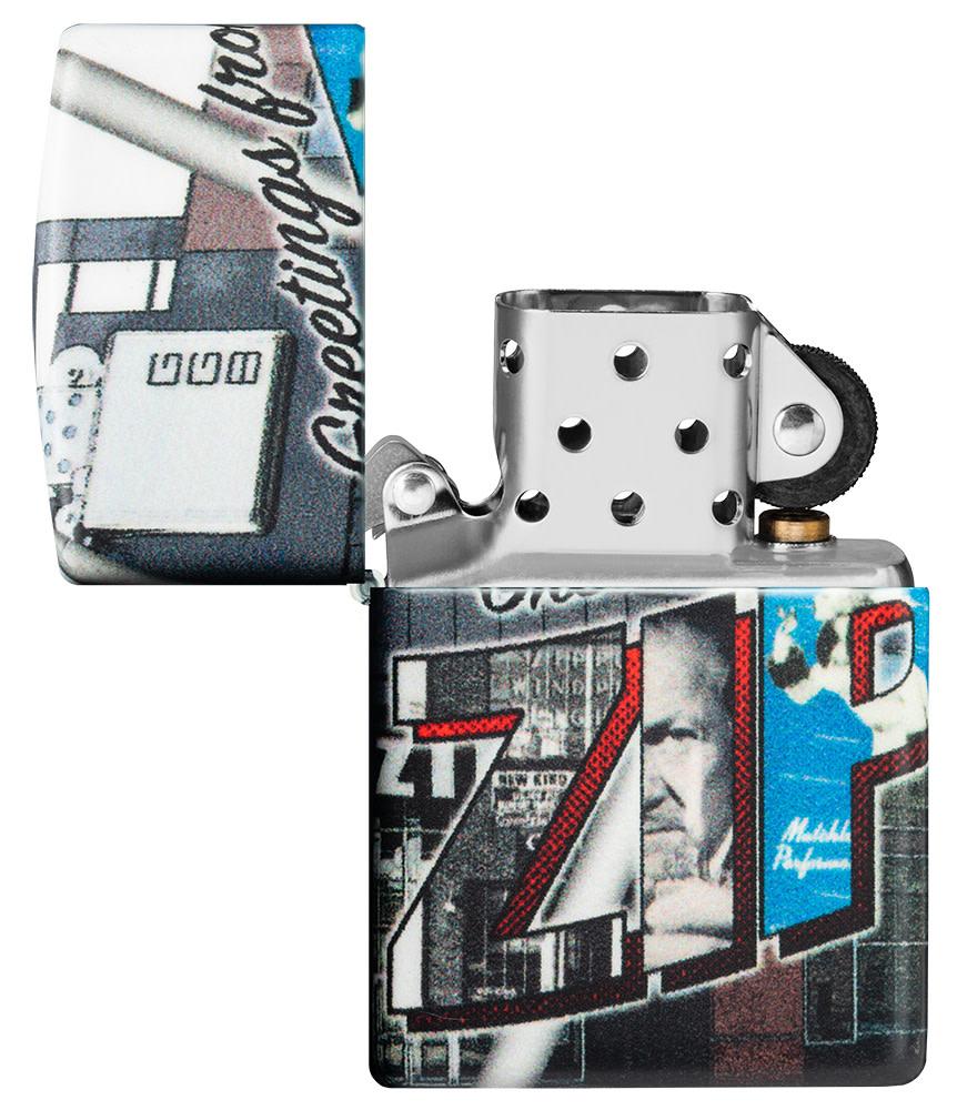 Regular White Matte Greetings from Zippo