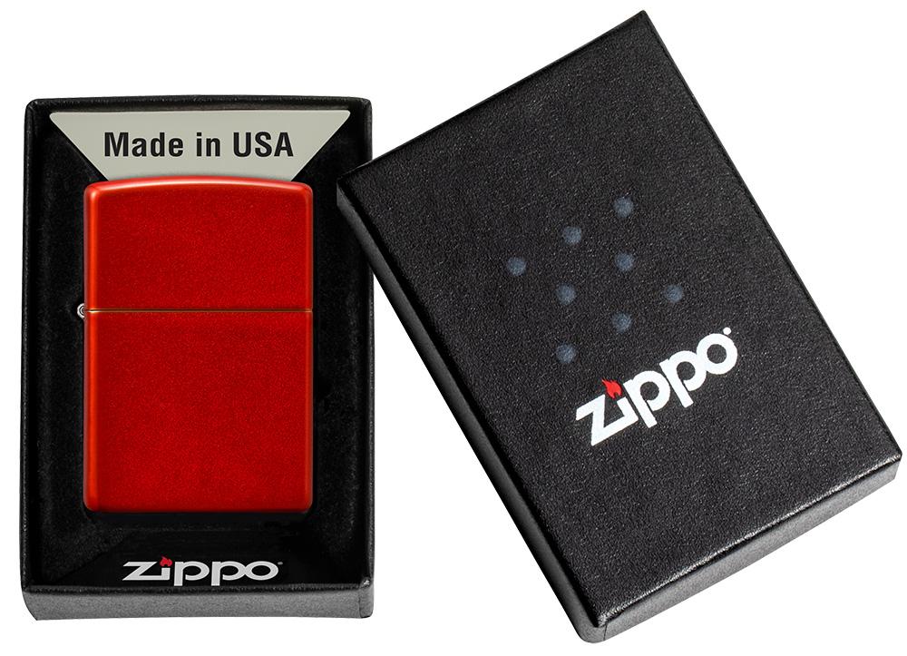 Classic Metallic Red Zippo